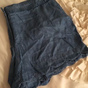 Crown and Ivy Chambray Shorts